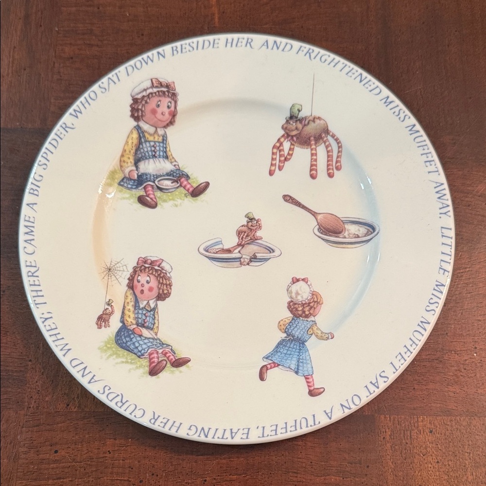 Queen's China India “Little Miss Muffet"  7 3/4" Plate